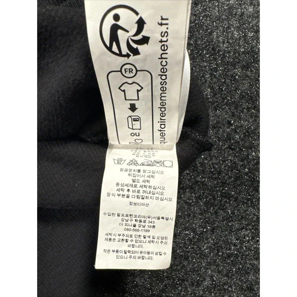 Polo Ralph Lauren Mens Pullover Sweater 1/4 Zip, XXL, Black, Big & Tall Cotton